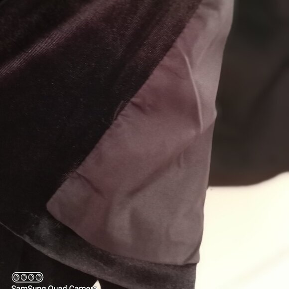 'COLLEEN LOPEZ' Poly Velvet embroidered Jacket Size M Lined EUC - Picture 6 of 16